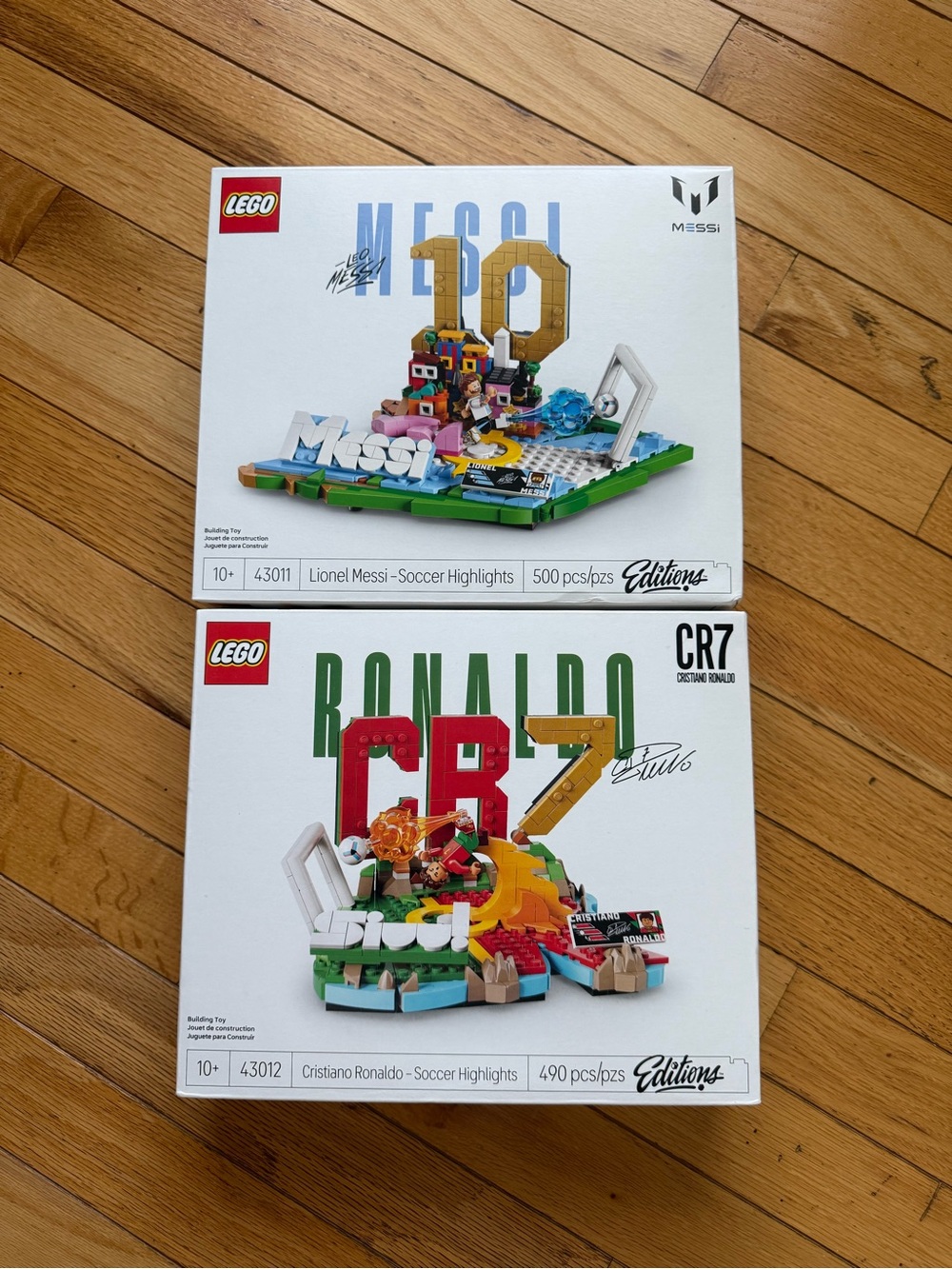 Brand New Messi Ronaldo Limited Edition Lego Sets